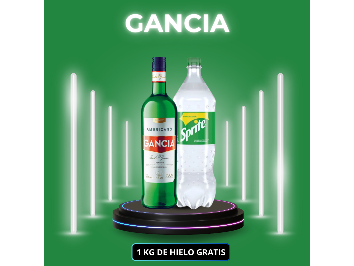 Gancia 950ml + Sprite 2,25L (Desc)