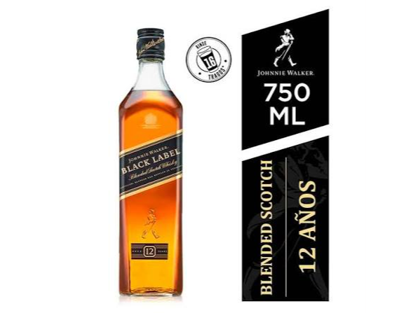 Whisky Johnnie Walker Black 750ml