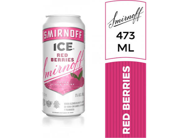 Smirnoff ICE Red Berries 473 Cc