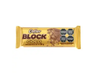 Chocolate Cofler Block Gold 35gr