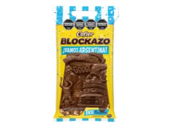 Chocolate Cofler Blockazo Mundial 1kg