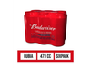 Six Pack Budweiser 473 Cc