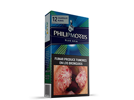 PHILIP MORRIS BLUE SPIN BOX 12