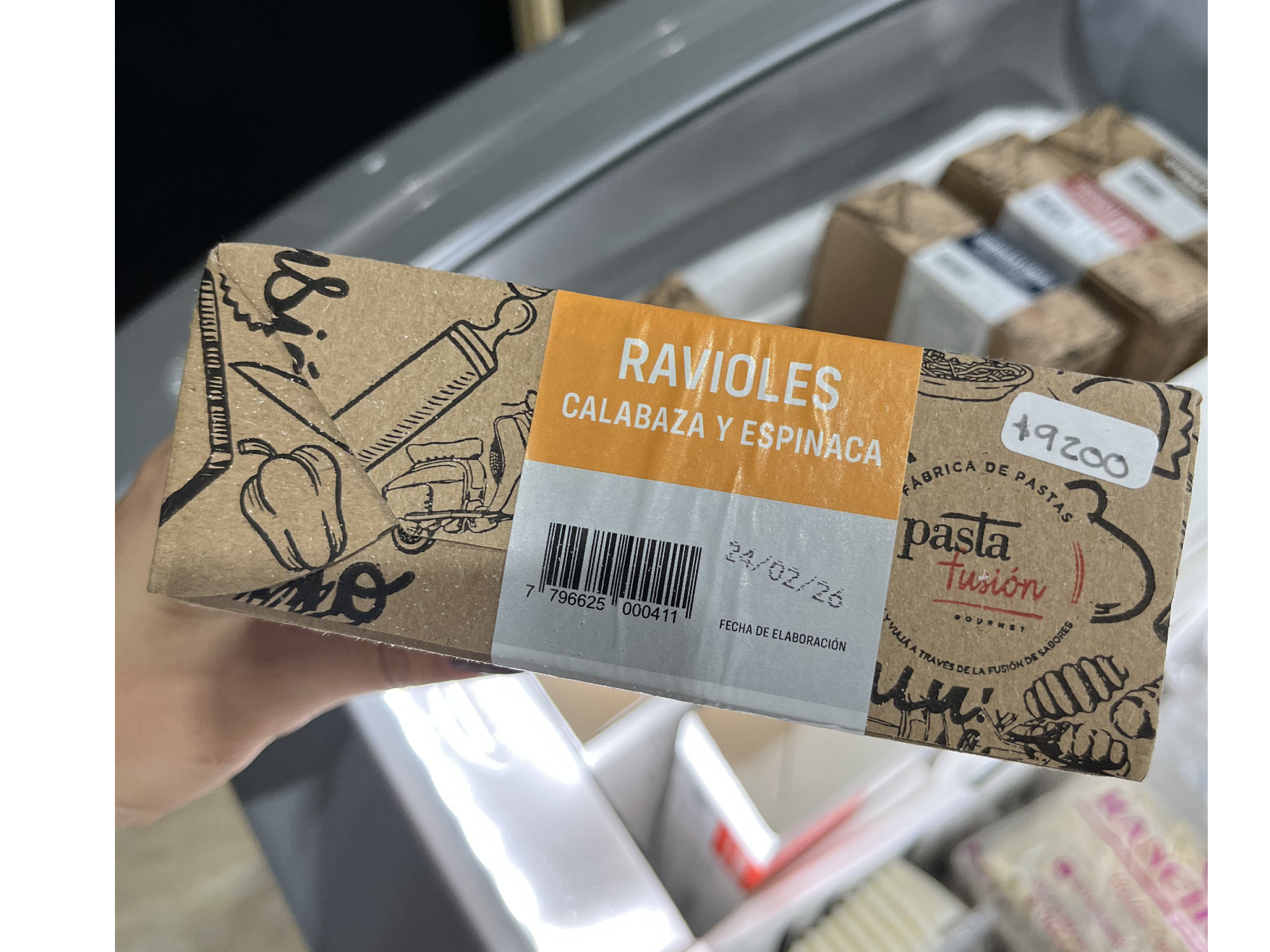 RAVIOLES DE CALABAZA ESPINACA Y QUESO