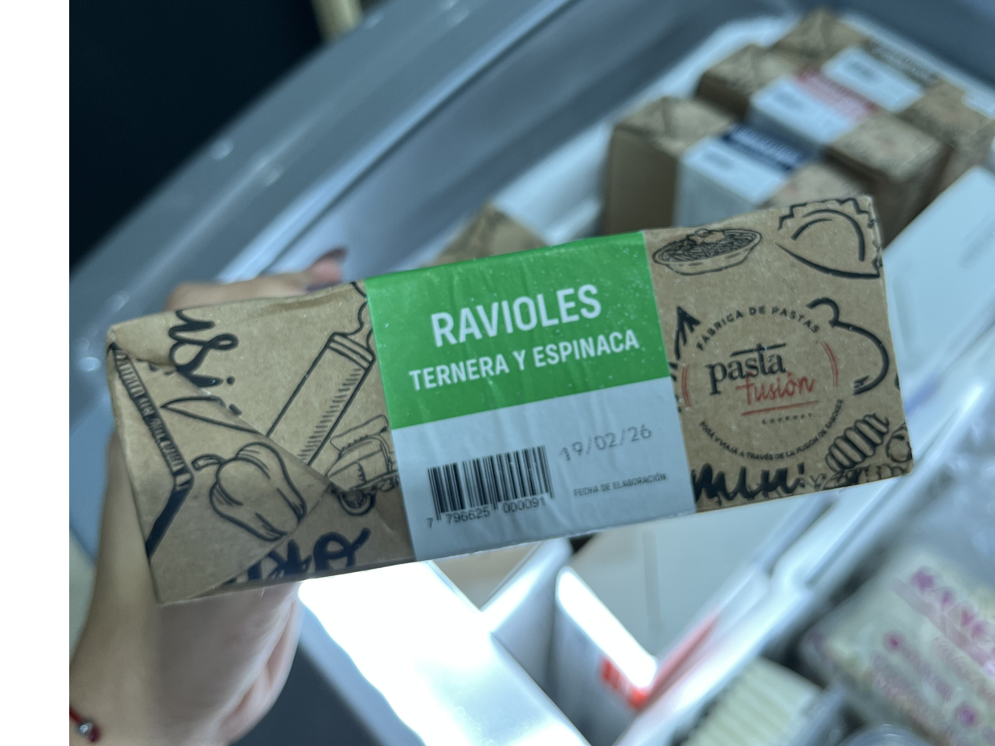 RAVIOLES DE TERNERA Y ESPINACA