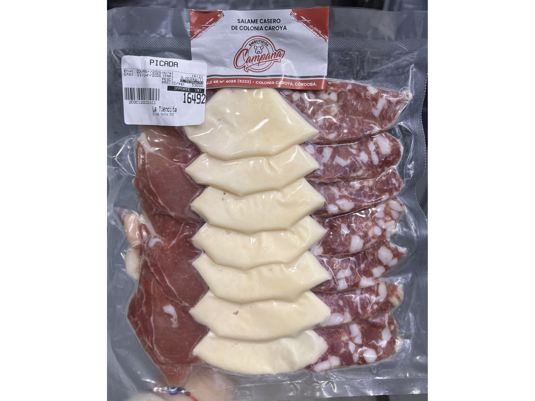 PICADA FETEADA -Envasada al vacío