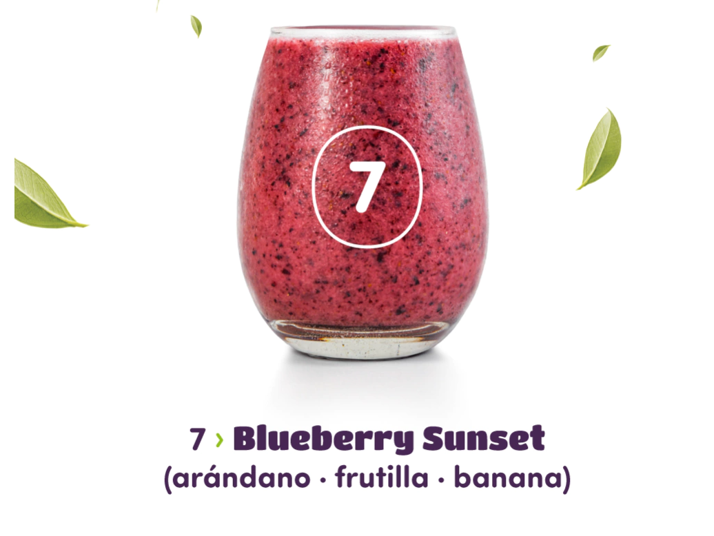SMOOTHIE N°7 - BLUBERRY SUNSET