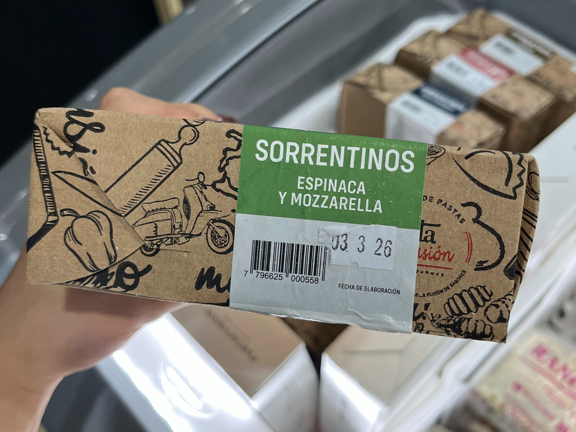 SORRENTINOS ESPINACA Y MUZZARELA