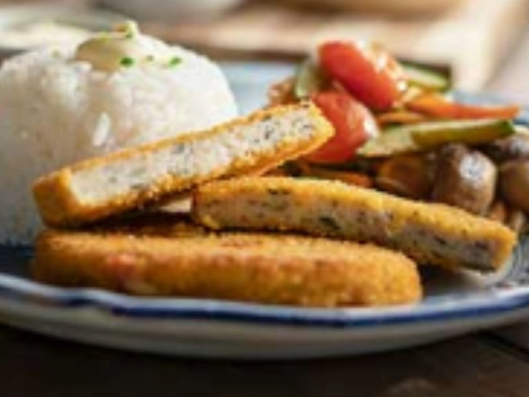 Medallón de pollo c/Espinaca y queso