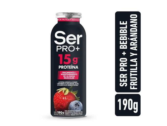 YOGUR SER PROTEIN BEBIBLE FRUTOS ROJOS - 190GR