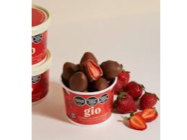 Frutillas bañadas en doble chocolate