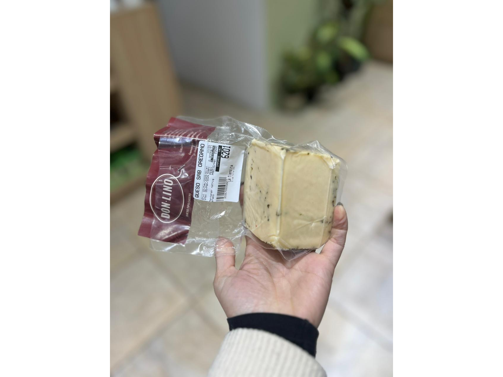 QUESO CASERO SABOR ORGÉGANO