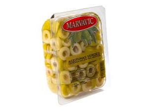 ACEITUNAS VERDES RODAJAS MARVAVIC 300G X1