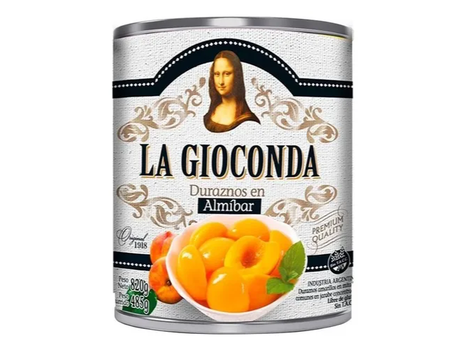 DURAZNOS MIT.LA GIOCONDA 820 GR
