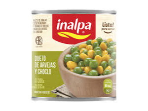 ARVEJAS Y CHOCLO INALPA