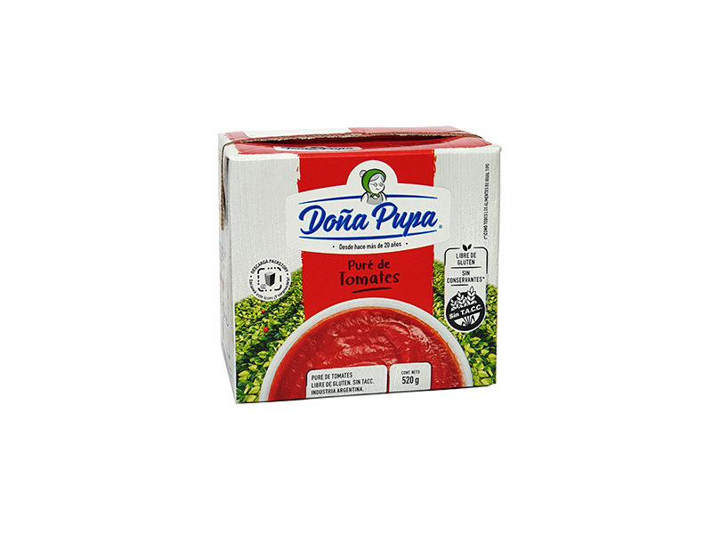 PURE DE TOMATE DOÑA PUPA 520 GR X12