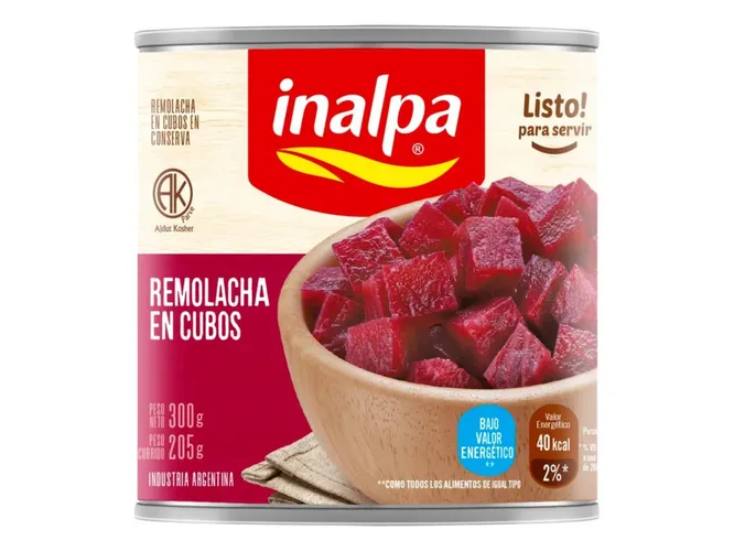 REMOLACHA EN CUBOS INALPA 300 GR