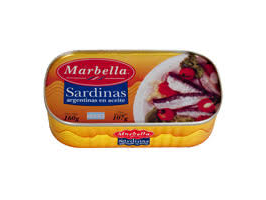 SARDINAS  ACEITE MARBELLA 120 GR
