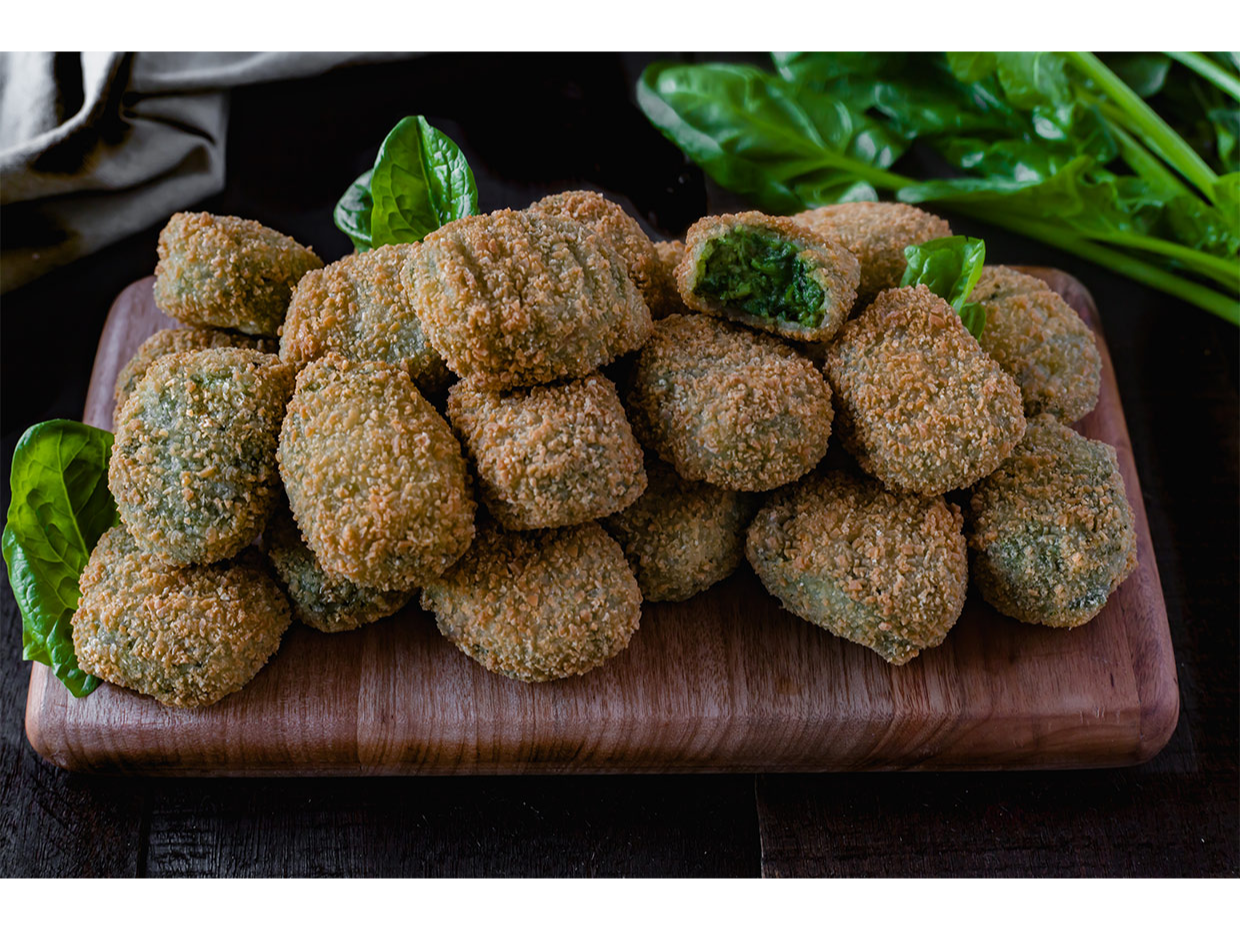 Croquetas de Espinaca x 6 kg -Solimeno