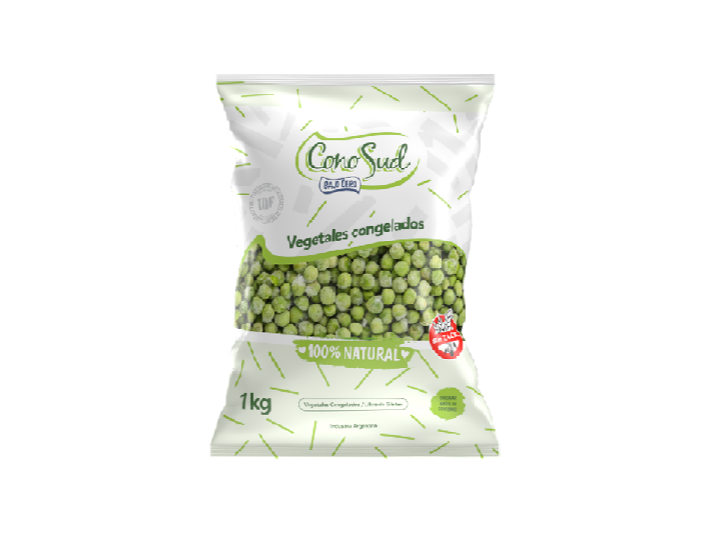 Arvejas IQF Bolsa 1 Kg (5x1Kg) - CONOSUD SA