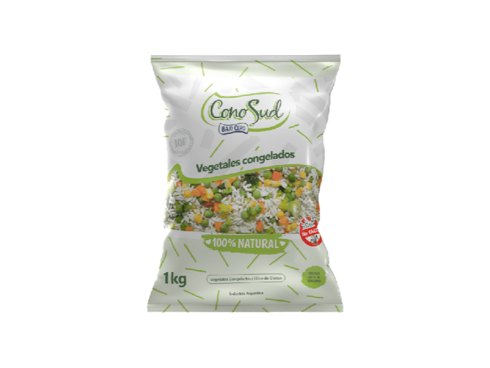 Mix Arroz con Vegetales IQF Bolsa 1Kg (5x1kg)