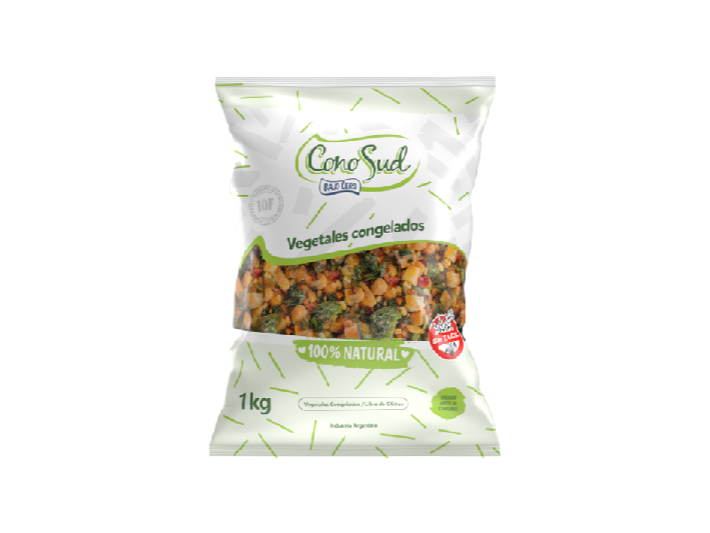 Mix Sopa de Vegetales IQF bolsa 1Kg (5x1kg) - CONOSUD SA