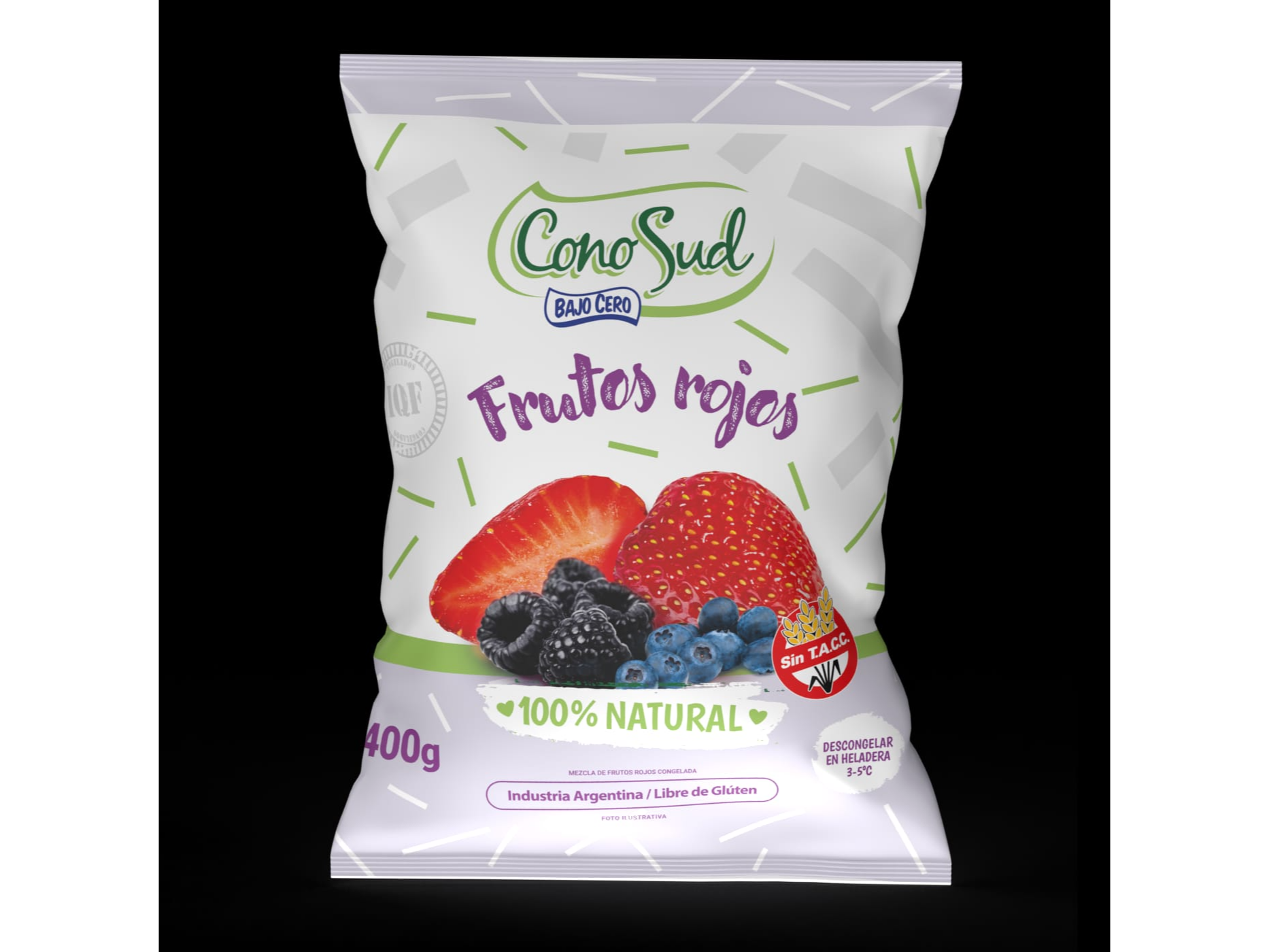 Mix Frutos Rojos IQF bolsa 400grs (15x400gr)