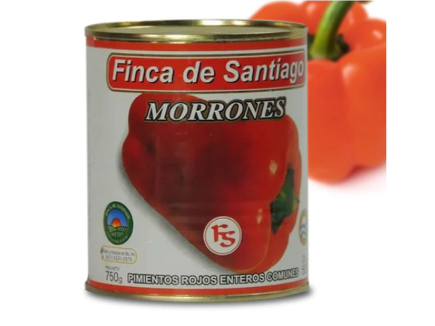 Pimiento Morrón Entero x 750grs Finca de Santiago - Finca de Santiago