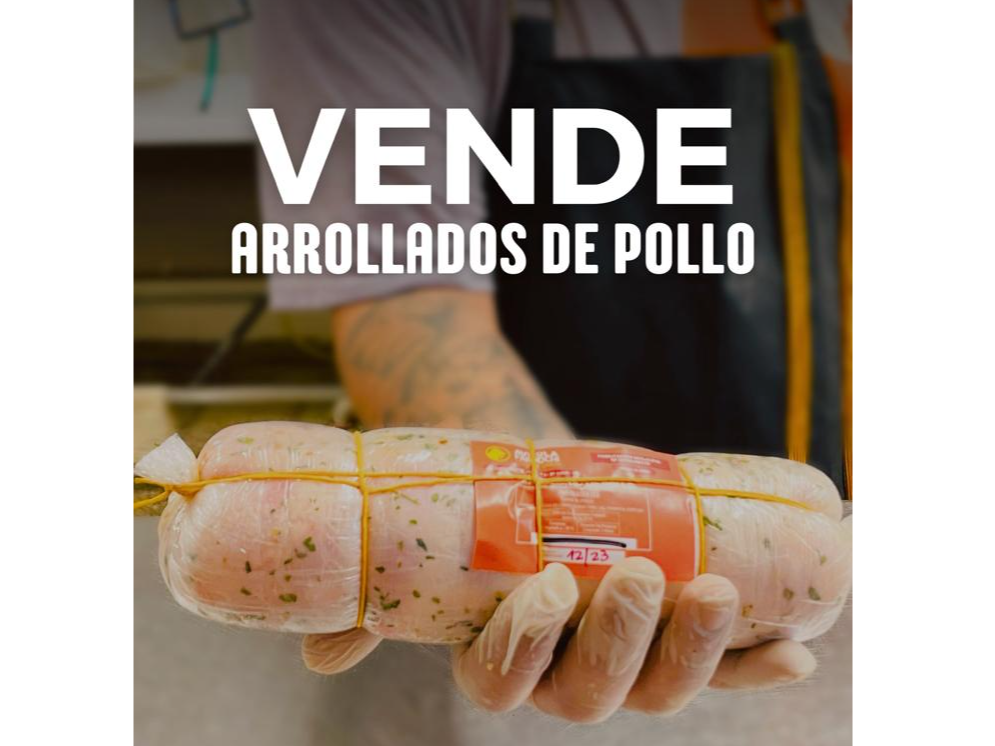 Arrollado de pollo con Jamon y Queso x KG