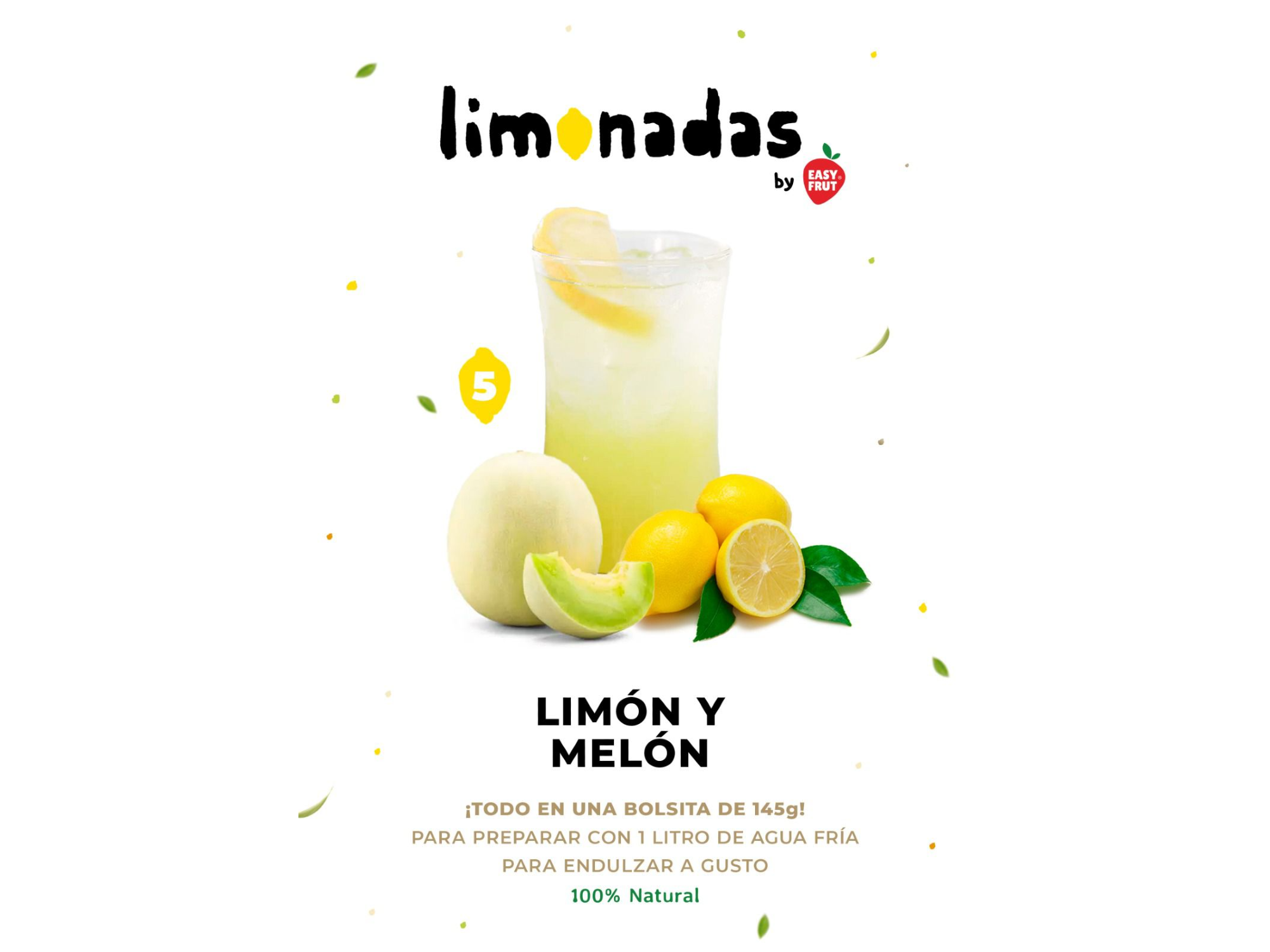 Limonada Limón y Melón 150 gr x 15 uni