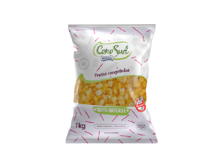 Mango en cubos IQF bolsa 1kg (5x1kg)