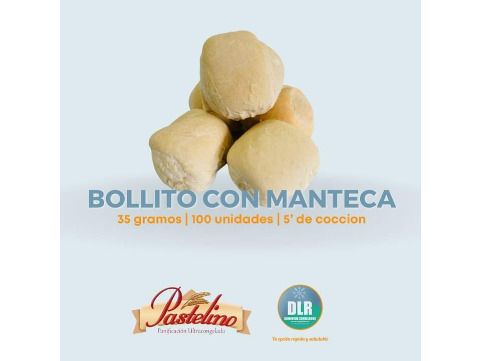 Bollito c/Manteca pre-cocido (100 un. x 35grs)