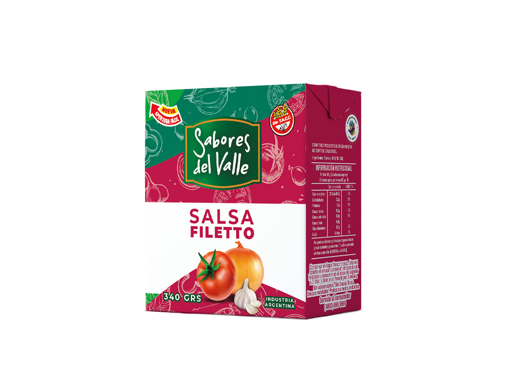 Salsa Filetto x 340 gr (12u) - SDV