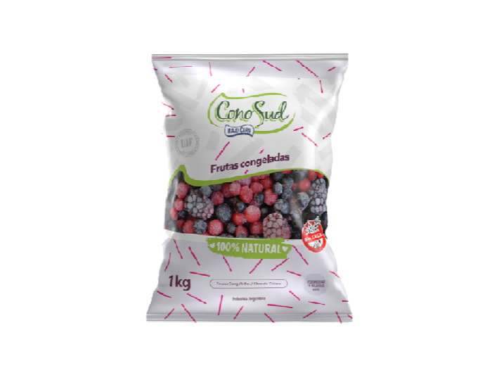 Mix Frutos Rojos IQF Bolsa 1Kg (5x1Kg) - CONOSUD SA