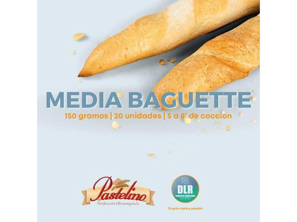 Media Baguette pre-cocida X 20 Uni