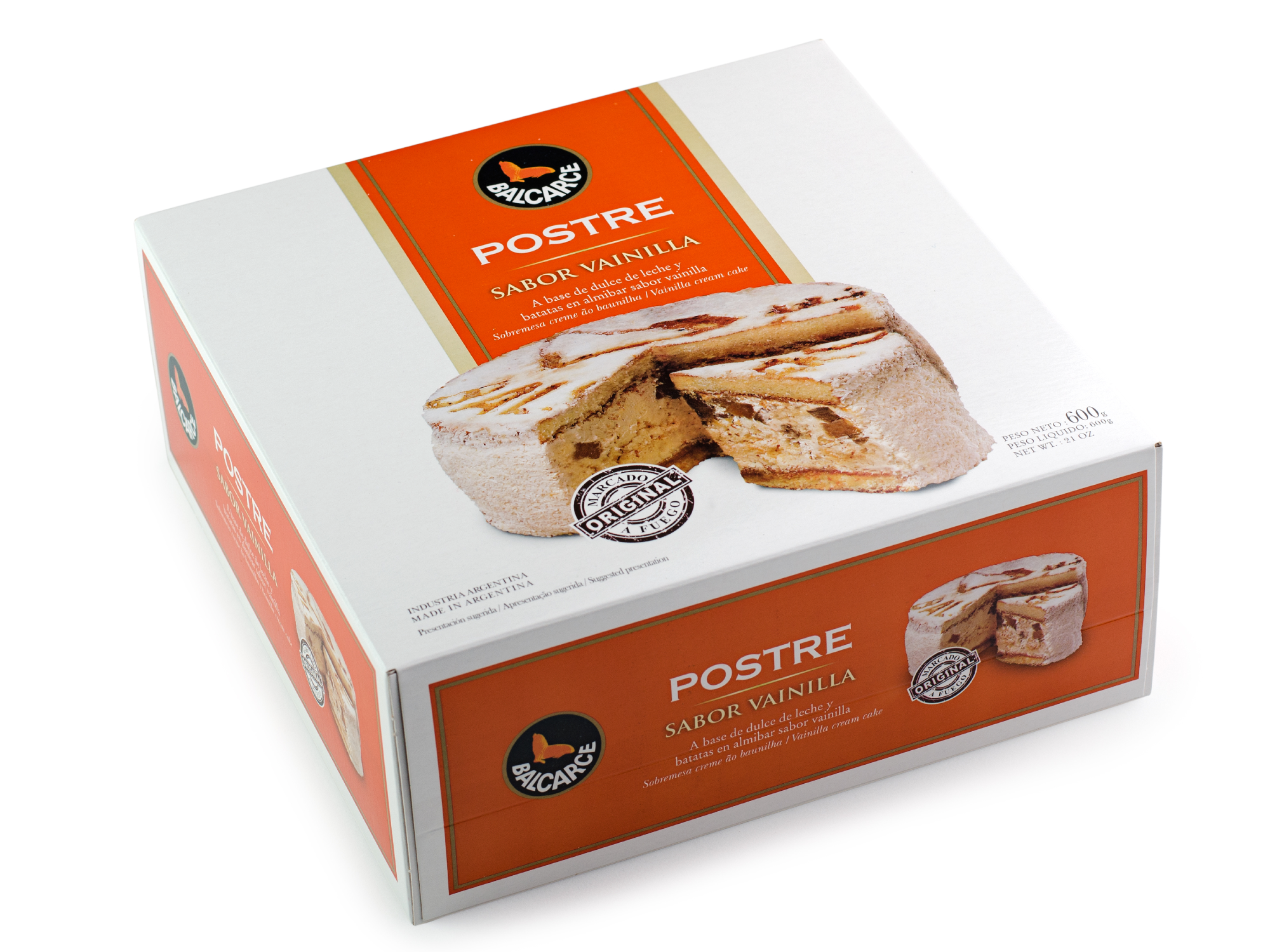 Postre Vainilla x 600 gr Caja x 1 uni