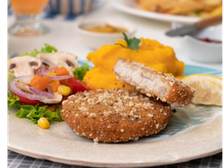 Medallón de merluza crocante con finas hierbas x 6Kg Shaddai