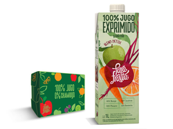 Jugo 100% Expr. Pura Frutta Blend Detox Nar-Mzna-Zanah.-Remol 1000 ml 8un