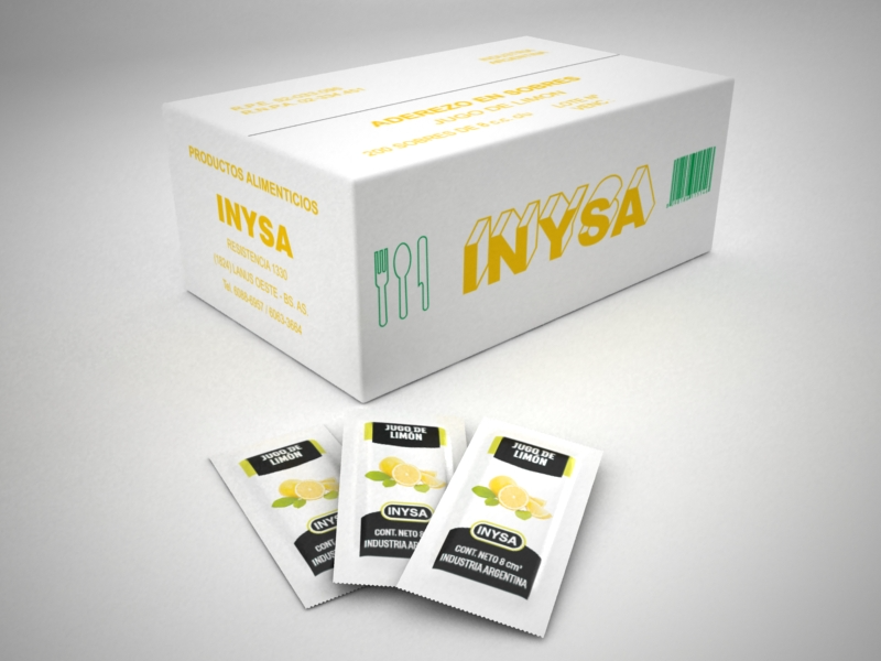 Caja de Jugo de Limón en sobres (200s de 8cc)