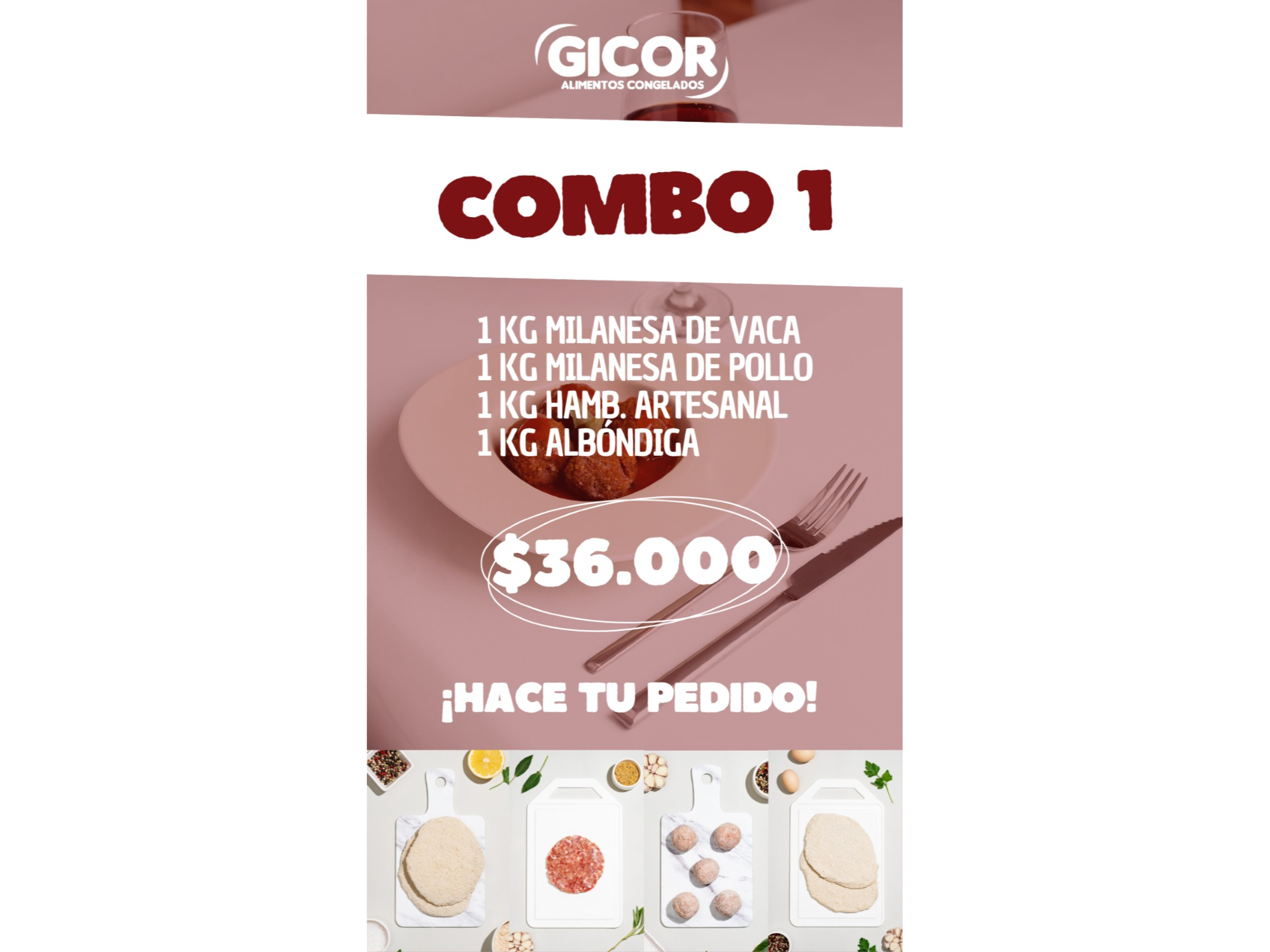 Combo Freezer Nro. 1 (x 4Kg)