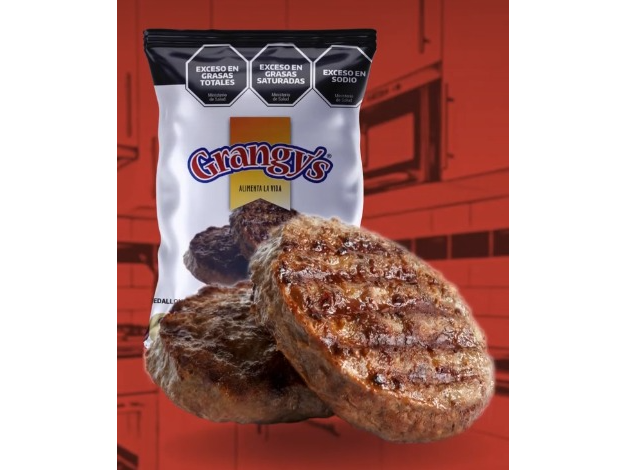 Med. Carne Vacuna Grangys 34 paquetes x 2uni (167 gr pesa cada paquete)