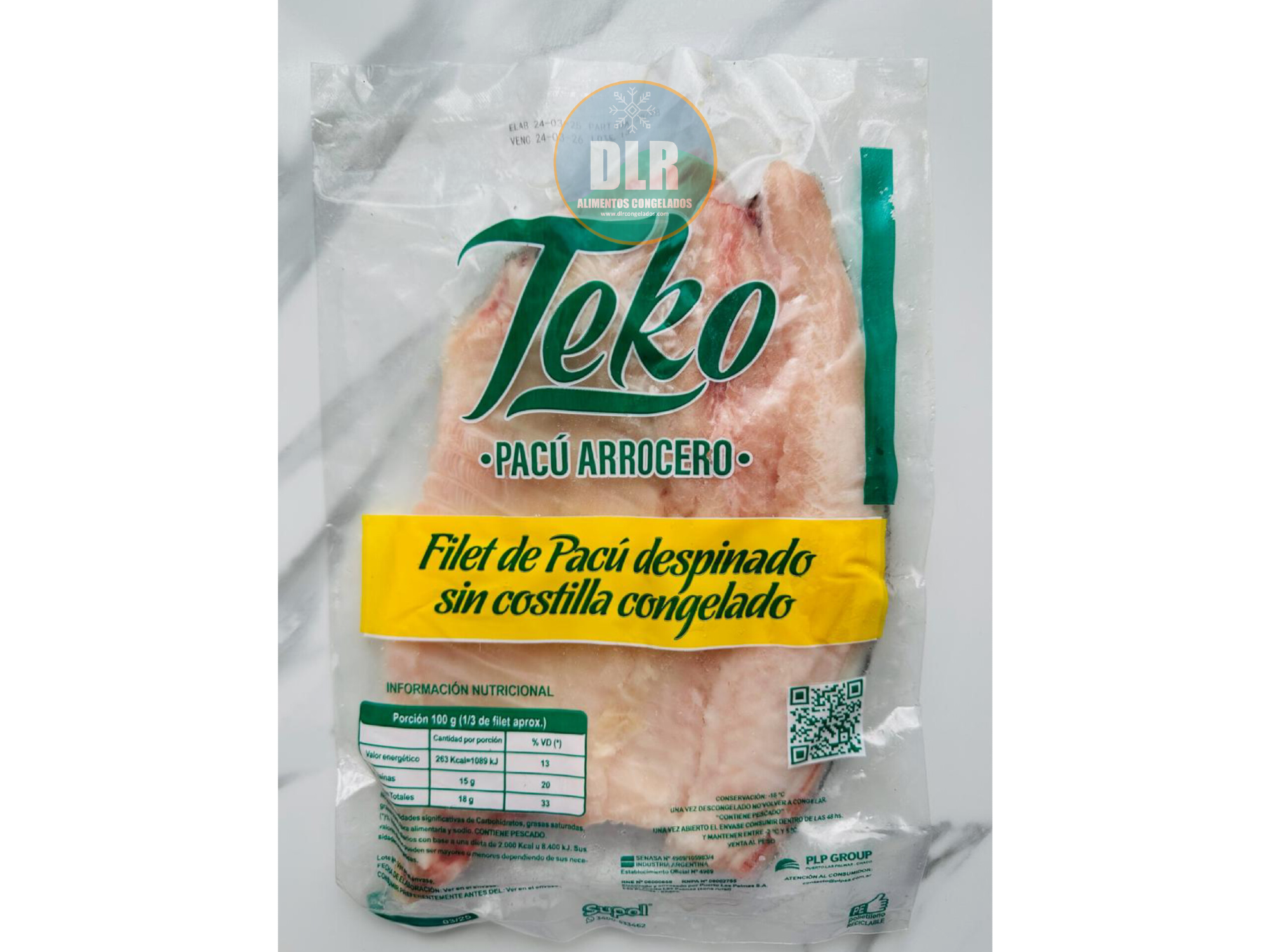 Filet Paku S/Costilla Caja