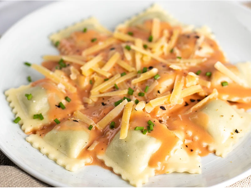 RAVIOL DE JAMON Y QUESO * 5 cajas