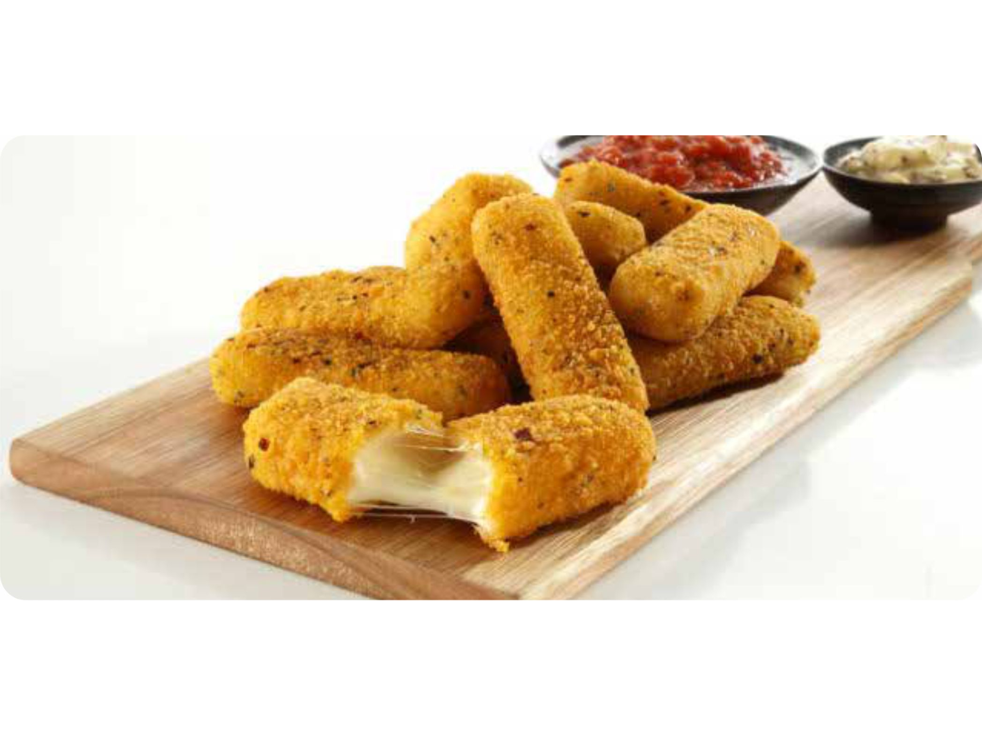 Barrita mozzarella finas hierb, x 5 Kg - VidalFoods