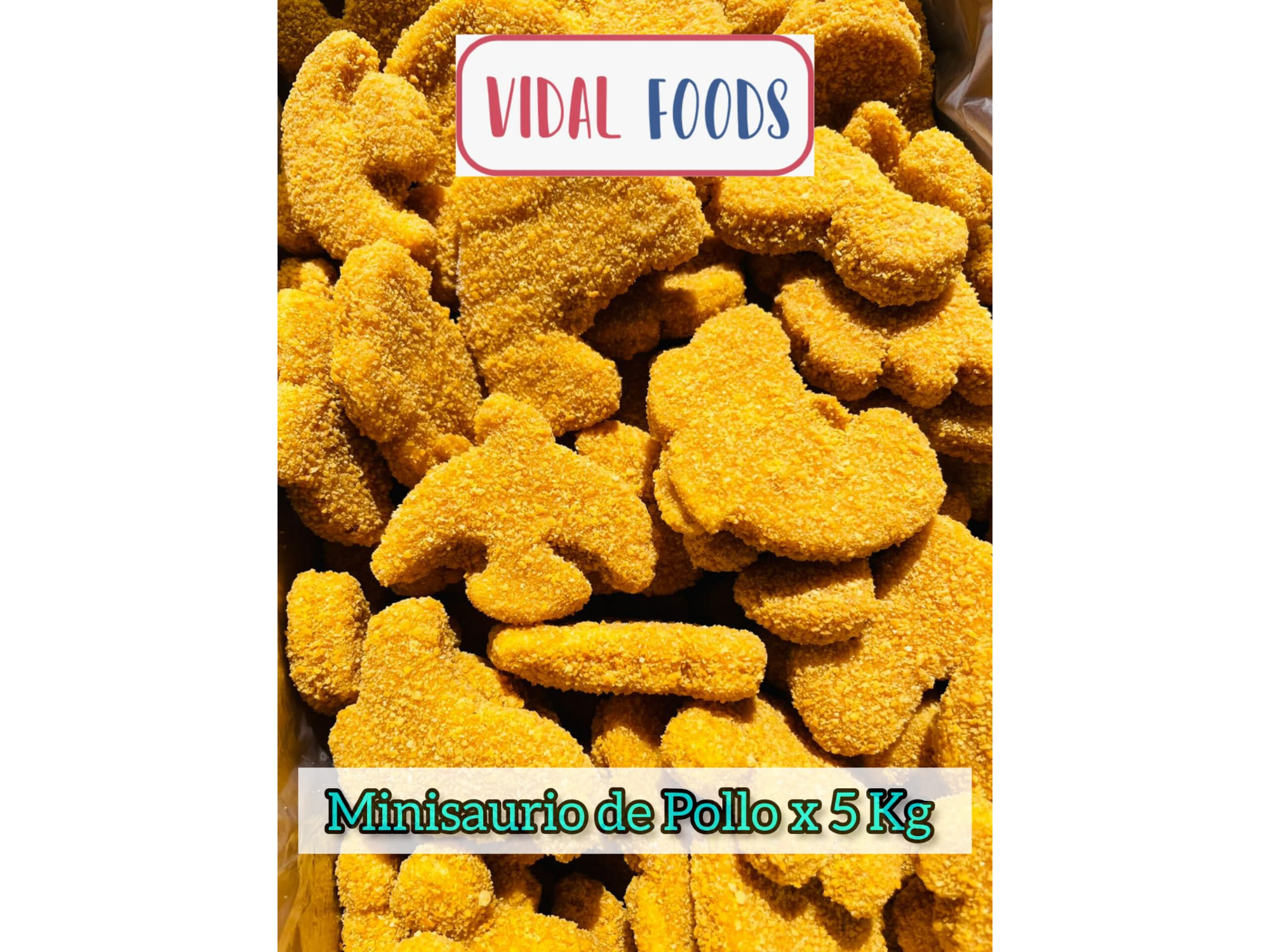 MiniSaurio de Pollo x 5kg Vidal
