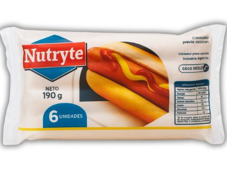 Salchica Nutrite 35 x 6 u. x 190 g