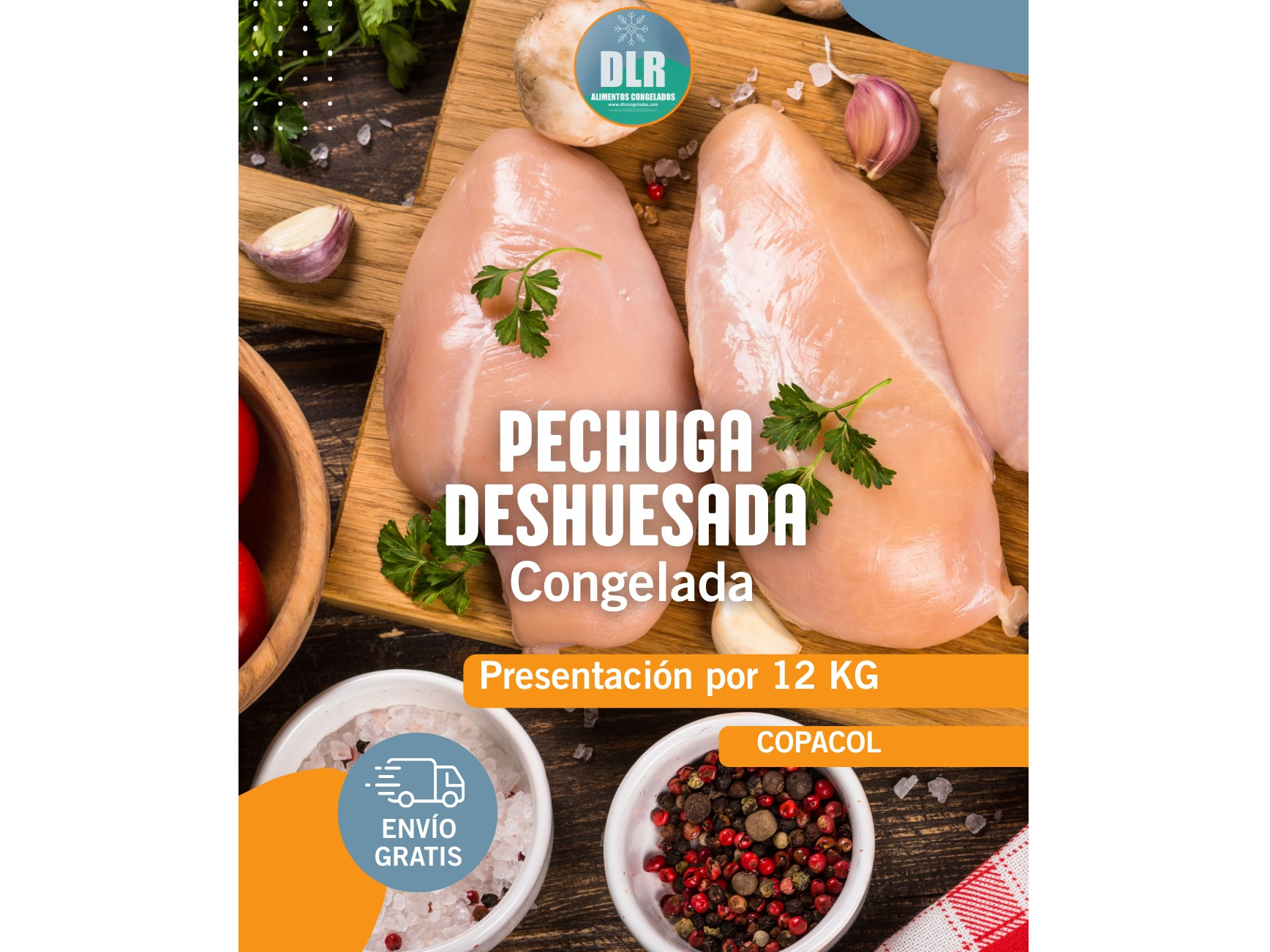 Suprema Congelada x 12 Kg - Copacol