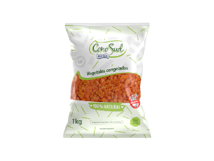 Zanahoria en cubo IQF 5 kg (5x1kg) - CONOSUD SA