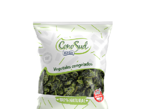 Espinaca Congelada IQF 5 x 2 kg x kg - CONOSUD SA