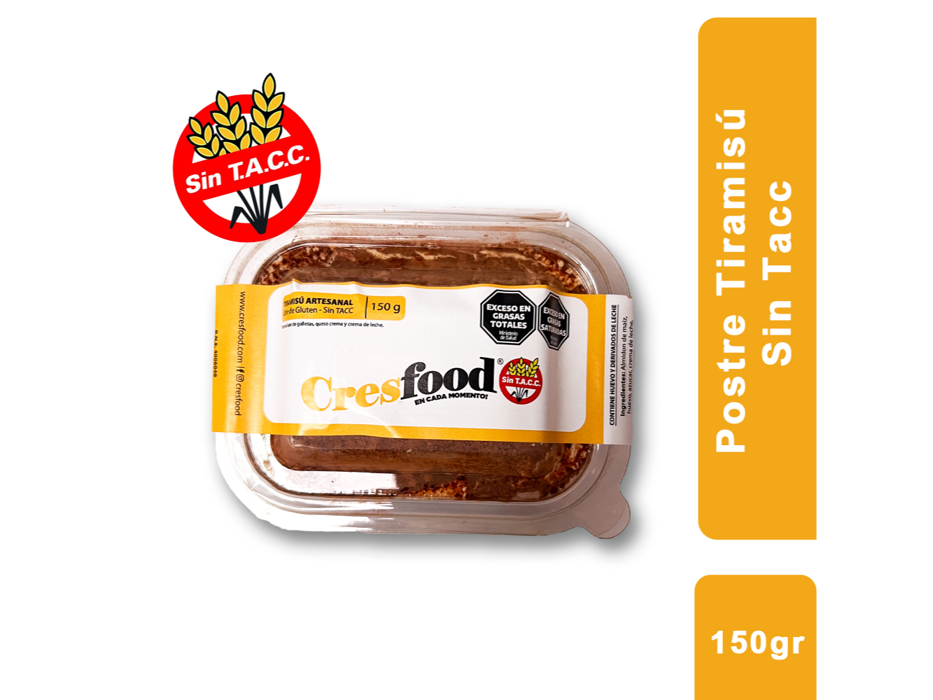 Tiramisú (150 grs.) x 5 UNIDADES